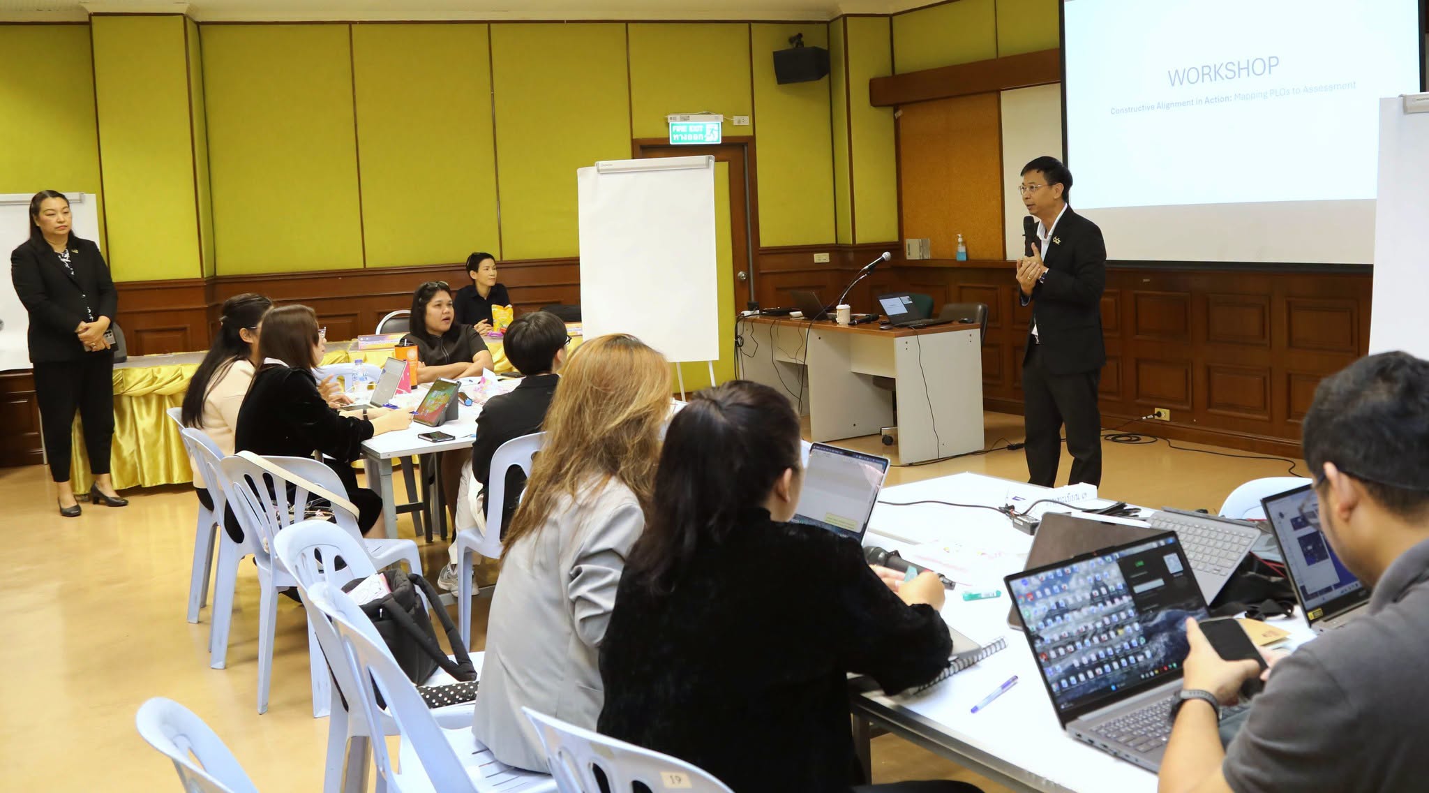 ภาพการอบรม AUN-QA และ Constructive Alignment ภาพที่ 3